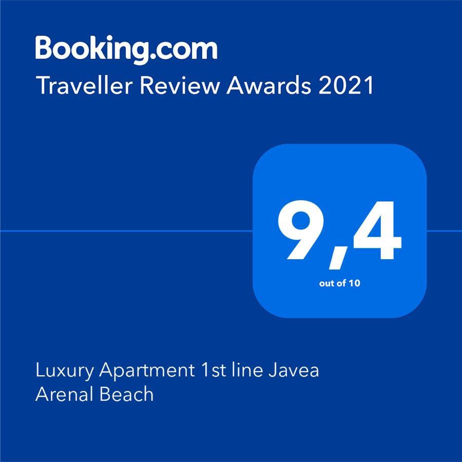 Luxury Apartment 1St Line Javea Arenal Beach Zewnętrze zdjęcie